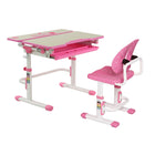 TygerClaw Adjustable Height Childrens Desk with Storage - Pink-The pull-out compartmented drawer is designed to organize and store various items such as books, papers, stationery, and coloring utensils