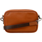 CHAMPS Onyx Collection Leather Camera Bag - Brown-Removable/Adjustable Shoulder strap