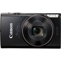 Canon PowerShot ELPH 360 HS A Digital Camera - Black-20.2 Megapixel High-Sensitivity CMOS Sensor