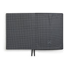 TRU RED Large Flexible Cover Ruled Journal - Black-Black synthetic leather flexible cover