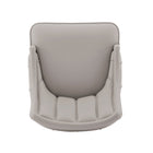 Manhattan Comfort Eda 22.83" Modern Leatherette and Velvet Upholstered Dining Chair - Grey - Set of 2-24.41" L x 22" W x 37.4" H