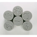 Yellow Door Let's Roll - Ocean Life Rollers - Set of 6-Count the dolphins diving in the water, follow the fish through the bubbles and create tactile story adventures for the whole cast of characters!