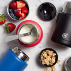Minimal Insulated Food Jar, 500 mL, White-Equipped with vacuum insulation & copper thermal technologies