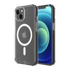 AXS PROShield Drop-tested MagSafe Compatible Clear Case for for Apple iPhone 13 - Black-Reinforced Corners maximize shock absorption