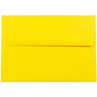 JAM Paper A7 Coloured Invitation Envelopes - 5.25 x 7.25 - Yellow Recycled - 50 Pack-Envelope Features: Straight flap gum closure, high quality Smooth paper finish, 30% recycled