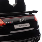 Aosom 6V Audi TT RS Kids Ride-On Car - Black-Colour: Black 