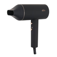 Aria Compact Luxe Hair Dryer - Black-Powerful and Lightweight: Features a high efficiency 1875 watt DC motor that dries hair quickly while remaining ultra light and easy to handle during styling