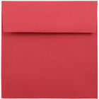 JAM Paper Square Coloured Invitation Envelopes - 6 x 6 - Red Recycled - 25 Pack-Envelope Features: Straight flap gum closure, high quality Smooth paper finish, made from 30% recycled materials