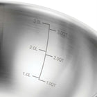 Tramontina - Utsava Casserole couverte en acier inoxydable à 3 couches-Cuire partout : Compatible avec toutes les surfaces de cuisson, y compris l’induction, pour plus de flexibilité et de commodité