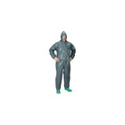 Lakeland Coverall, Hood, Pyrolon Cr/Fr, 2Mil, Wrist/Ankle, 3XL (51130-3XL)-Material: Pyrolon