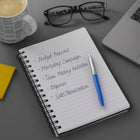 Parker Jotter Originals Ballpoint Pen - Classic Blue Finish - Blue Ink  -Fitted with Quinkflow ballpoint refill for optimal ink flow and a smooth writing experience; medium point; also works with Parker gel refills