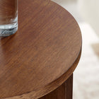 Modway - Silas Manche Table d’appoint en bois - Noyer-Base en forme de X