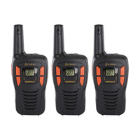 Cobra ACXT145 Compact 22-Channel Two-Way Radio - 16-mile Range - 3 Pack-Compact and lightweight two-way radio with up to 16-mile range