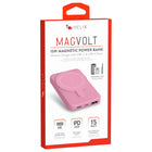 Helix 5,000 mAh Magnetic Power Bank - Pink-20W USB-C Output