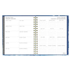 Blueline - Agenda Hebdomadaire/Mensuel 17 Mois D’Août À Décembre - 9 1/4 po H x 7 1/4 po l - Motif Celestial - Bilingue-Événements importants