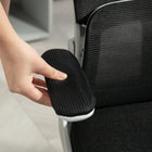 Vinsetto Mesh Office Chair with Adjustable Headrest and Lumbar Support - Black-Adjustable seat height to fit your sitting style