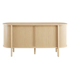 Modway Cadence 63" Curved Sideboard - Oak-7