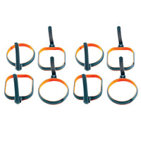 Blackstone Egg Ring Set - Set of 8-Includes Four (4) Circle Rings and Four (4) Square Rings