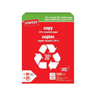 Staples FSC-Certified 30% Recycled Copy Paper - 20 lb. - 8.5" x 11" - White - 500 Sheets-8.5" x 11" (Letter Size)