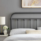 Modway Sage Metal Full Headboard - Grey-Modern Farmhouse Style