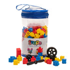 Snapo Building Blocks Creative Builder's Kit - 200 Pieces-This kit includes 200 pieces: Standard Blocks, Wheels, Propellors, Specialty Blocks (Axels, slopes, etc.)