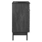 Modway Render 18" Bathroom Vanity - Charcoal/Black-Integrated Countertop