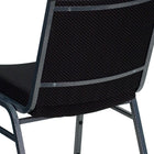 Flash Furniture HERCULES Heavy Duty Black Dot Fabric Stack Chair-Contoured Cushions