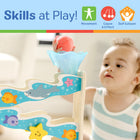 0Melissa & Doug Rollables Jouet toboggan océan en bois pour nourrissons et tout-petits (5 pièces)-C'est un excellent cadeau pour les nourrissons et les tout-petits, âgés de 12 mois à 2 ans, pour un jeu pratique et sans écran et le développement des compétences ; produit fabriqué avec des matériaux certifiés FSC qui soutiennent une foresterie responsable ; s'applique uniquement aux nouveaux stocks (FSC C156584)
