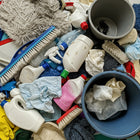 TerraCycle Cleaning Supplies and Accessories - Zero Waste Box - Large-What is included: Durable colour-printed collection box with internal liner, pre-paid UPS return shipping label, and recycling of collected waste