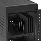 Luxor 24-Device USB-C Secure Charging Cart for Up to 16" Laptops-24 Padded slots and built-in cable management prevent damage 