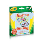 Crayola Fabric Fine Line Markers - 10 Pack-Students can apply the marker directly to the fabric