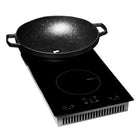Danby 12″ Induction 2 Burner Cooktop - Black-Ceramic Glass Surface: Sleek, durable, and easy to clean