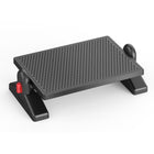 ShoppingAll - Repose-pieds ergonomique réglable en hauteur sous le bureau, pour bureau et télétravail, avec angles ajustables - noir-Conçu avec plusieurs positions de hauteur, vous permettant d'élever facilement vos pieds au niveau idéal (env. 4 po à 6,5 po) pour s'adapter à différentes hauteurs de chaise et longueurs de jambes.