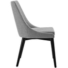 Modway Viscount Fabric Dining Chair - Light Grey-Dense Foam Padding