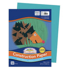 Prang Construction Paper - Turquoise - 9" x 12" - 50 Sheets-Heavyweight groundwood construction paper