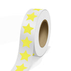 JAM Paper Standard Label Rolls - Star Shaped - 2 3/4 x 2 7/8 - Neon Yellow - 125 Labels/Roll-Colour: Neon Yellow | Make your mail stand out with colourful shipping address labels.
