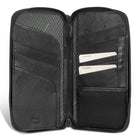 Champs - Collection Onyx Étui à passeport en cuir - Noir-2 pochettes pour passeport