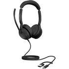 Jabra Evolve2 50 Stereo Wired USB-C/A Headset - Teams-Fast plug-and-play and dual connectivity