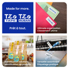 Brother Genuine TZe221 Laminated Tape for P-touch Label Makers, 9 mm wide x 8 m long - Black on White - 2 Pack-Engineered with Brother's laminated tape process to create long-lasting, legible labels that remain affixed
