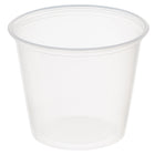 Stone Straw Polypropylene Portion Cup - 5.5 oz - Clear - 2500 Pack-5.5 oz. portion cup