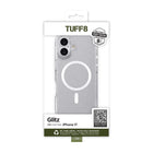 TUFF8 Glitz Clear Mag Case for iPhone 17 - Clear-Screen & Camera Protection: Designed with a raised lip for the lens and bezel of the screen to protect your camera, flash, and screen against scratches when placed face down