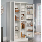 Sauder Merton Hall Large Storage Cabinet - White-Safety first: Wall anchor kit provided to help prevent tip-over accidents