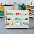 Beleduc Furniture - Bisa 3-Layer Kids Bookshelf Display - Natural-Comes with 2 sets of feet to offer 2 height options
