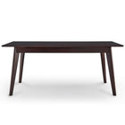 Modway Oracle 69" Rectangle Dining Table - Cappuccino-Tapered Wood Legs