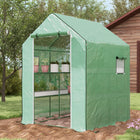 Outsunny Portable Greenhouse - Green - 4.6' x 4.7' - UV and water-protective PE plastic tarp cover with a reinforcement grid to prevent tearing
 