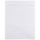 JAM Paper 12 x 15.5 Open End Envelopes, White, 100 Pack (1623202g)-White
