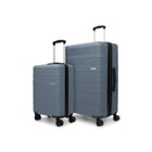 Bugatti Bondstreet Airborne Collection Hardside 2-Pieces Luggage Set - Storm Blue-Made of lightweight and resistant ABS/PC