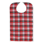 BIOS Living Clothing Protector - Red Plaid-Keeps mealtimes neat