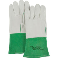 Weld-Mate Welding Gloves, Grain Cowhide- Large - 12 Pack-Inner Lining Unlined