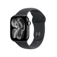 Apple - Watch Series 11 - 42 mm - GPS - Boîtier en aluminium Noir de jais avec Bracelet sport Noir, M / G-Le score de sommeil vous aide à suivre et à comprendre la qualité de vos nuits afin d’en optimiser l’effet réparateur